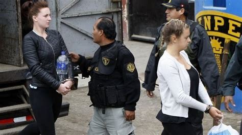 Peru Pair Michaella Mccollum And Melissa Reid Admit Drug Smuggling