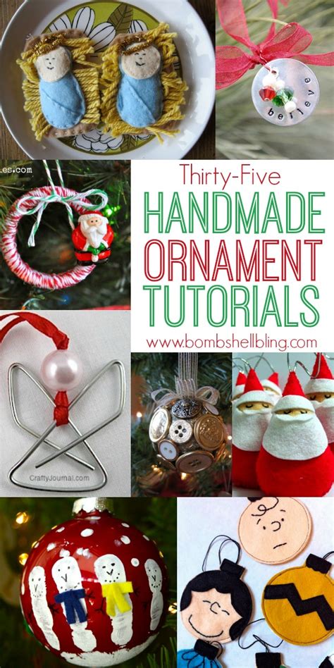 Handmade Ornament Roudup 35 Beautiful Handmade Ornaments