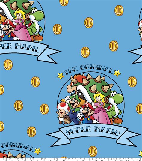 Nintendo Super Mario Brothers Fleece Fabric The Original Joann