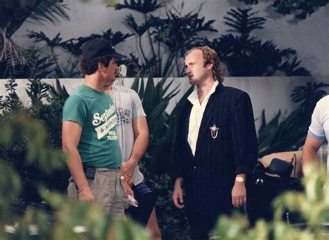 My Dad Talking Shop With Phil Collins On The Set Of Miami Vice 1985