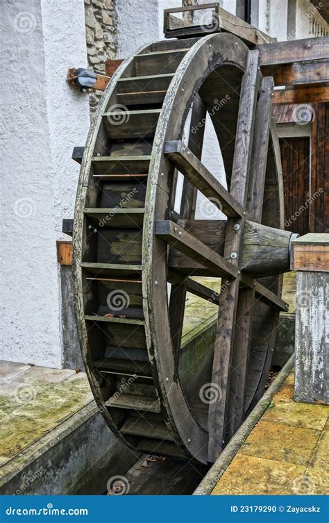 Exhibit Of Wooden Water Mill Wheel Stock Photo Image 23179290