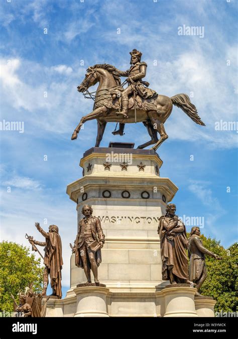 Washington Monument Richmond Va Circa 2019 The Washington Monument