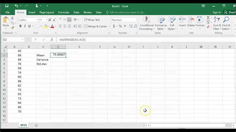 Standard deviation is a number that tells you how far numbers are from their mean. Statistics - Mean, Variance, Standard deviation using ...