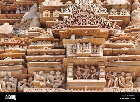 Khajuraho Temples India Stock Photo Alamy