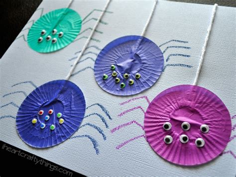Cupcake Liner Spider Craft For Kids I Heart Crafty Things