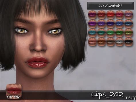 Lips 202 By Tatygagg At Tsr Sims 4 Updates