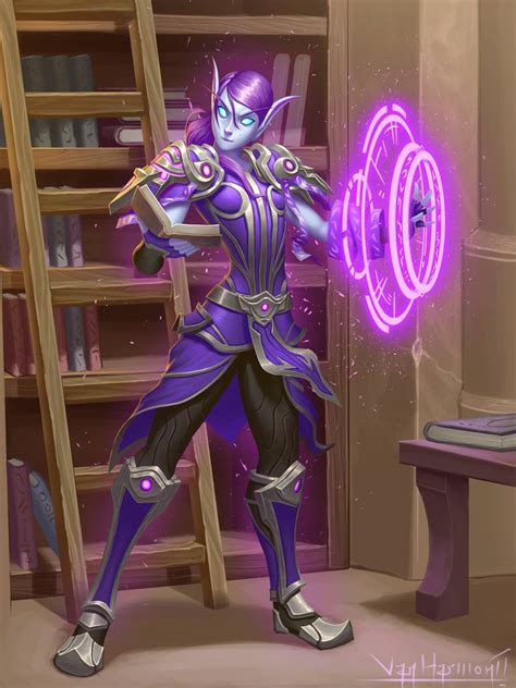Pin By Thalie Huangeerd On Elves Arcane Mage Warcraft Art Wow Mage