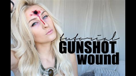 Halloween Makeup Gunshot Wound Youtube