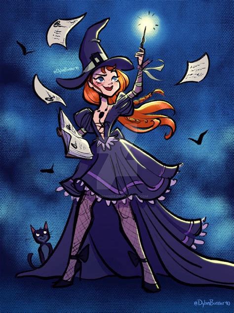 Halloween Witch By Dylanbonner On Deviantart