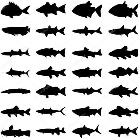 Printable Fish Silhouette