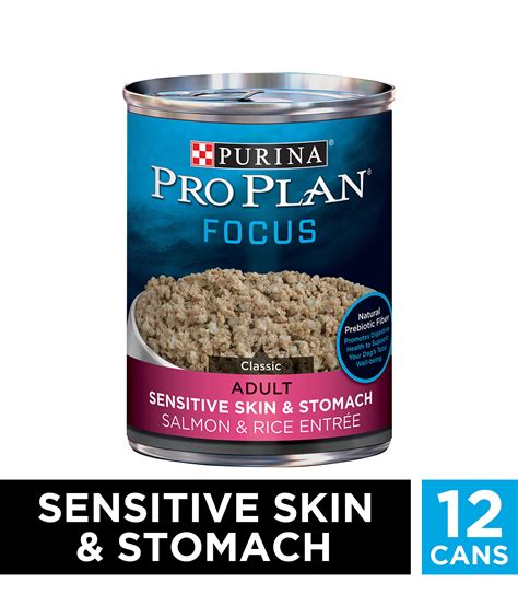 12 Pack Purina Pro Plan Sensitive Stomach Pate Wet Dog Food Focus