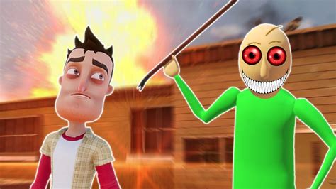 Baldi Summons Fire Tornadoes And Tsunamis Garrys Mod Gameplay