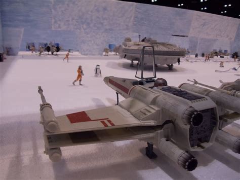 Custom vintage star wars esb hoth turret defense diorama backdrop. Star Wars Celebration V - Hoth Echo Base Battle diorama - … | Flickr