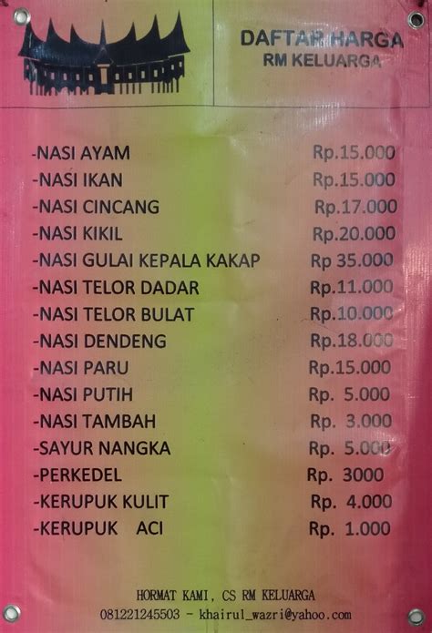 Foto restoran Keluarga Masakan Padang - Foto makanan pilihan di Bandung