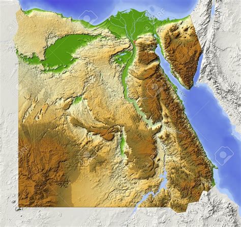 Topography Egypt