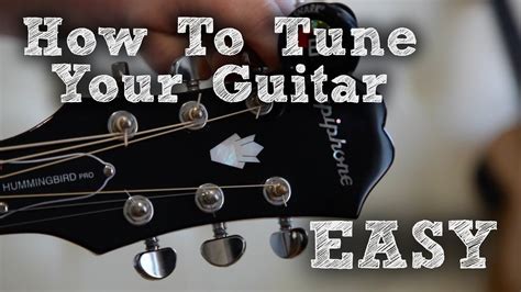 How To Tune A Guitar Beginner Youtube