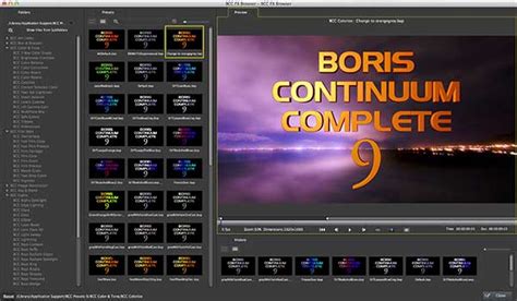 boris fx announces boris continuum complete 9 below the line below the line