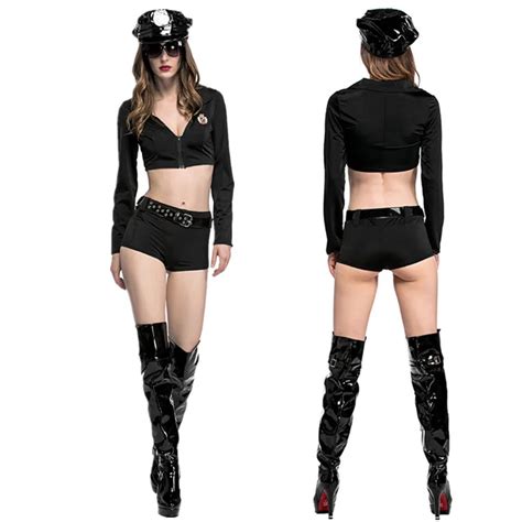 Disfraz De Polic A Para Halloween Traje Sexy Para Mujer Para Fiesta