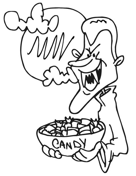 Vampire Coloring Pages Coloring Home