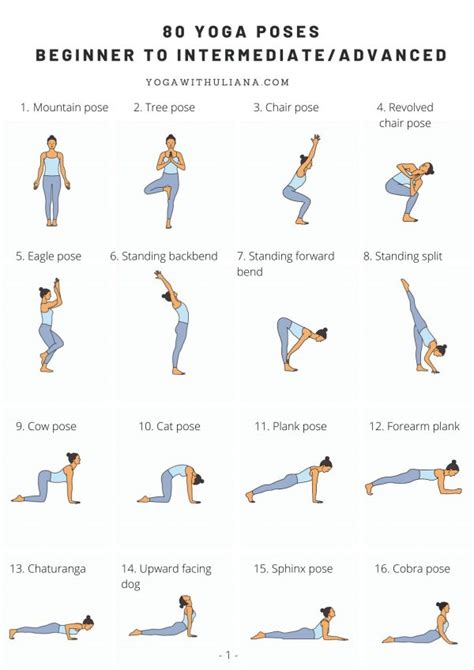 Free Printable Yoga Poses For Beginners PRINTABLE TEMPLATES