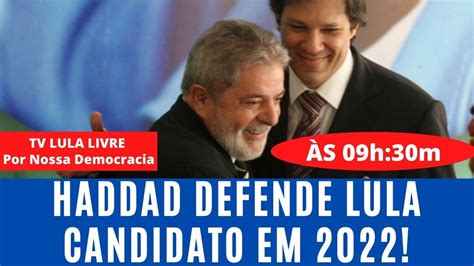 Acho que quando chegar 2022, o pt tenha candidato. Política com Vocês - 10/06/2020 - Haddad defende Lula ...