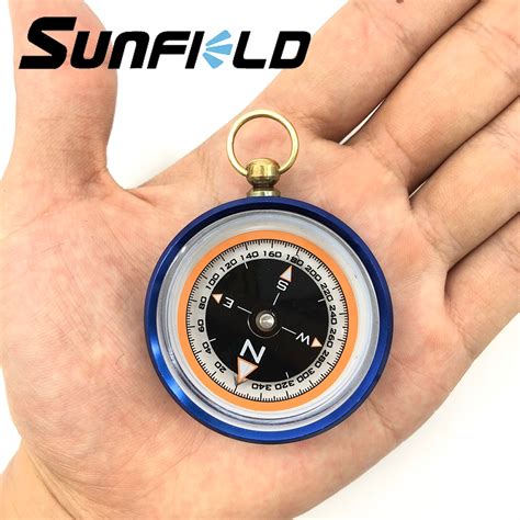 Portable Mini Precise Compass Lightweight Aluminum Outdoor Emergency