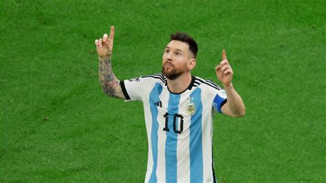 Lionel Messi Celebra Los Récords Que Rompió En La Final Del Mundial