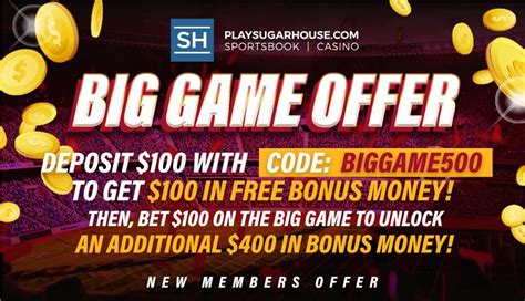 Big Game Offer Deposit 100 Bet With 500 Pickswise