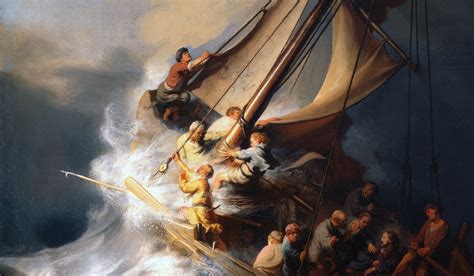 Christ In The Storm On The Sea Of Galilee By Rembrandt