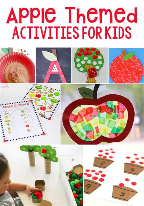 30 Amazing Apple Themed Activities For Kids