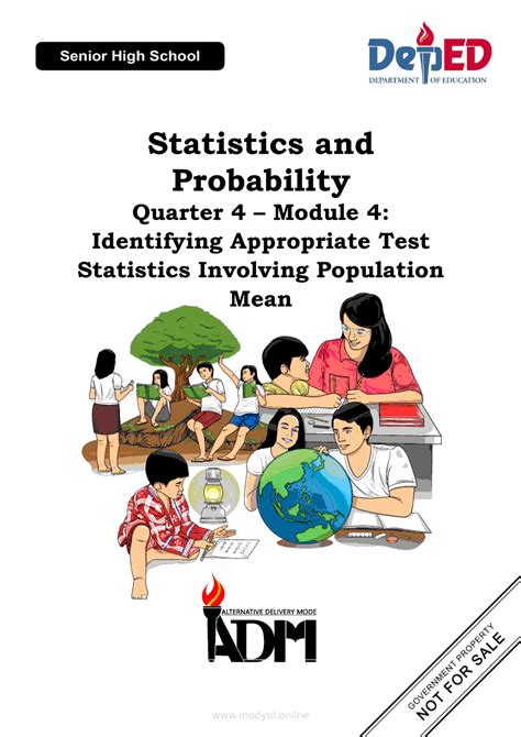 Statistics And Probability Module 4 Identifying Appropriate Test