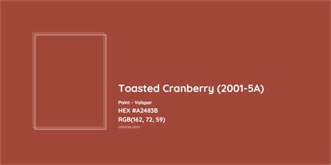 Valspar Toasted Cranberry 2001 5a Paint Color Codes Similar Paints