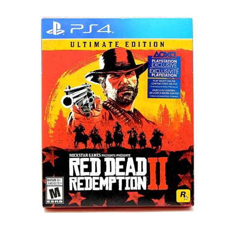 Sony Ps4 Game Red Dead Redemption 2 Ultimate Edition Golden Pawn