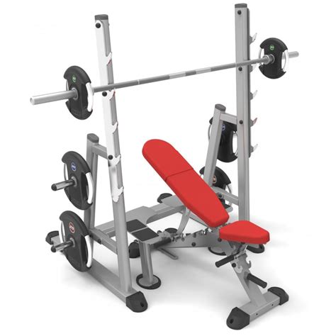 4 In 1 Multi Press Adjustable Olympic Bench Strength Training From Uk