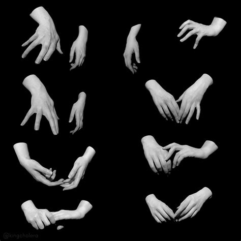 Hand Pose Reference For Artists Hand Reference Art Reference Poses