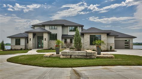 Lakeside Luxe Modern Exterior Omaha By Inspired Interiors Houzz