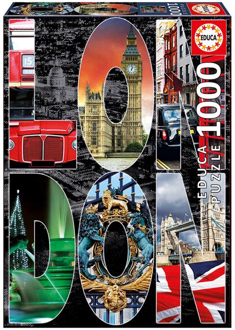 London Collage 1000 Pieces Educa Puzzle Warehouse