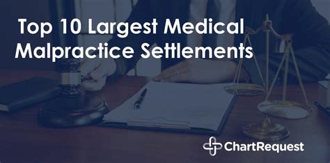 Top 10 Largest Medical Malpractice Settlements Chartrequest Release