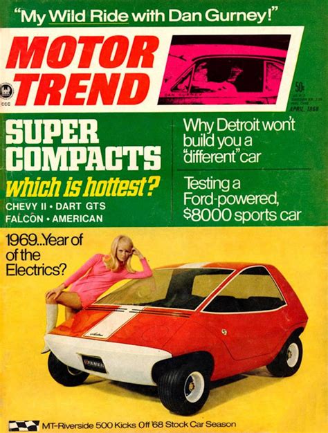 Motor Trend 1968 Apr Gurney Gto Triumph Kadett 1960 1969 Jim S Mega Magazines