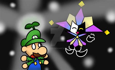 Dimentio And Luigi Doodle By Kikid484 On Deviantart