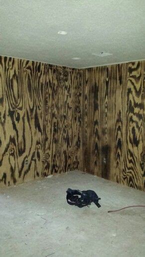 Burned Plywood For Bedroom Walls Burnt Plywood Floor Tiny House Decor Diy Flooring