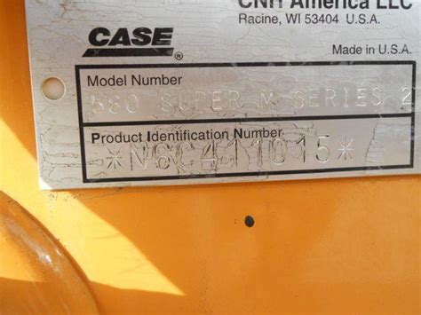 Case 580 Super L Serial Numbers Famfasr