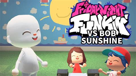 Sunshine Friday Night Funkin Mod In Animal Crossing Vs Bob