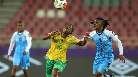 Can FÉminine 2022 Lafrique Du Sud Imprenable Le Botswana En Quarts