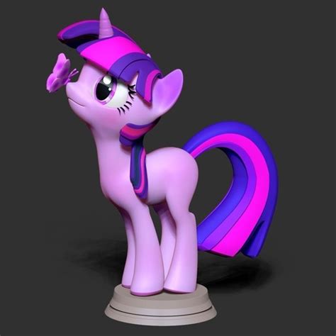 Download Stl File Twilight Sparkle Little Pony 3d Printable Model