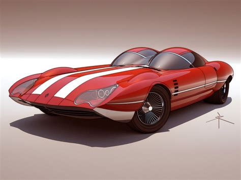 Retro Futuristic Concepts By 600v Car Body Design