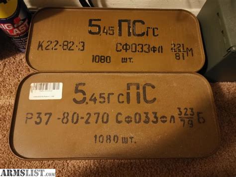 Armslist For Sale Russian 7n6 545x39 Ammo Tin