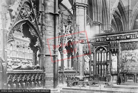 Photo Of London Westminster Abbey Crusaders Tomb And Reredos C1896