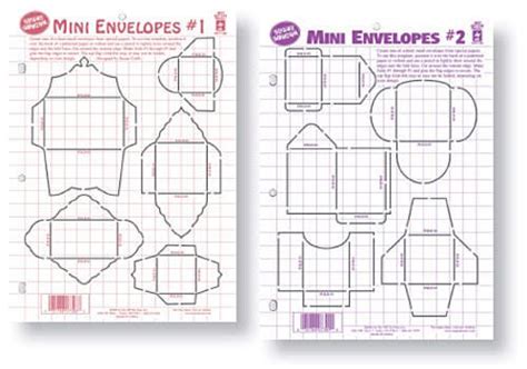 Free Printable Mini Envelope Template Printable Templates Free