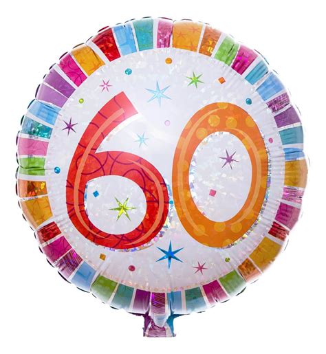 Schöne glückwünsche und lustige sprüche für die gratulation zum geburtstag einer frau. Zahlenballon zum 60. Geburtstag | Ballongruesse.de